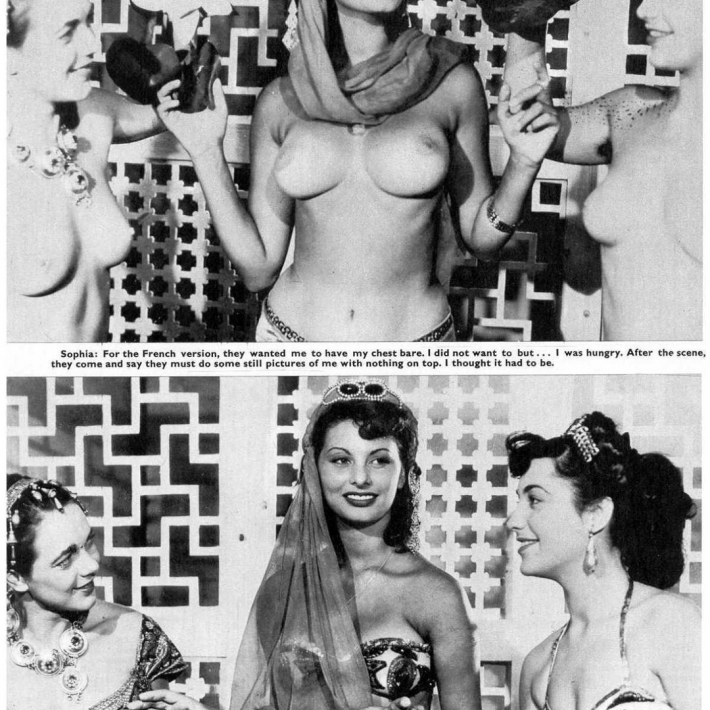 Софи лорен голая бетти пейдж