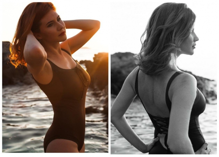 Анна чапман на пляже