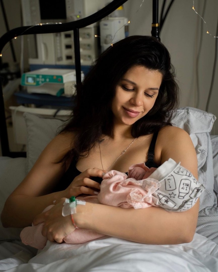 Алиана устиненко родила