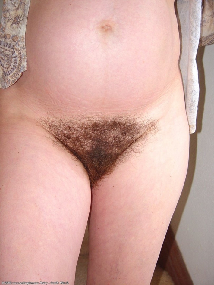 Выпуклый волосатый лобок