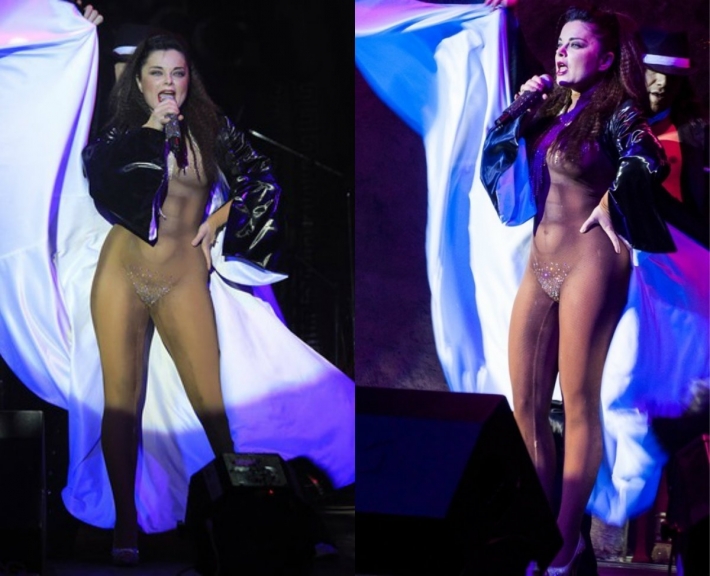 Российские певицы без трусов