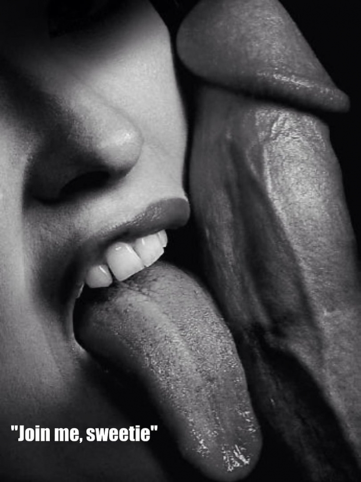 Минет черно белая