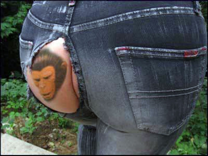 Порвала штаны