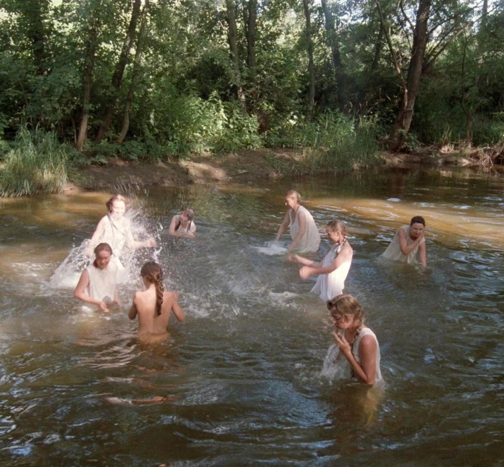 Купание на речке