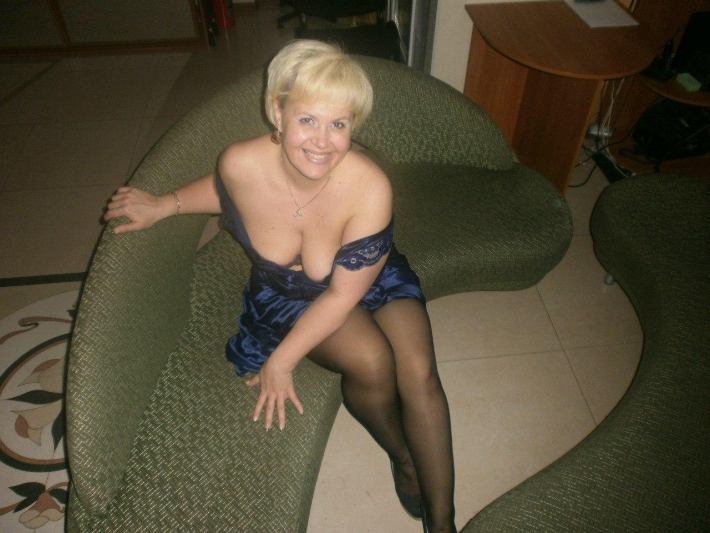 Зрелая русская блондинка