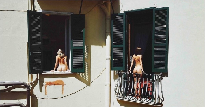 На балконе +